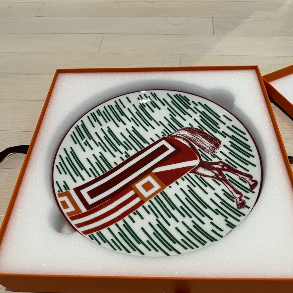 Hermes Hippomobile Dessert Plate